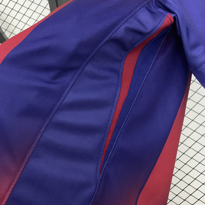 25-26 Barcelona Red Blue Home Soccer Jersey