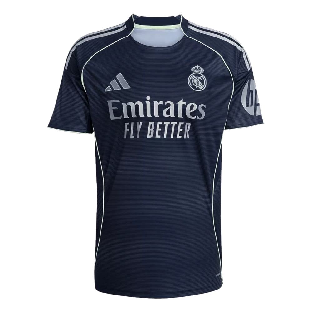 25-26 Real Madrid Away Soccer Full Kit Jersey+Shorts+Socks