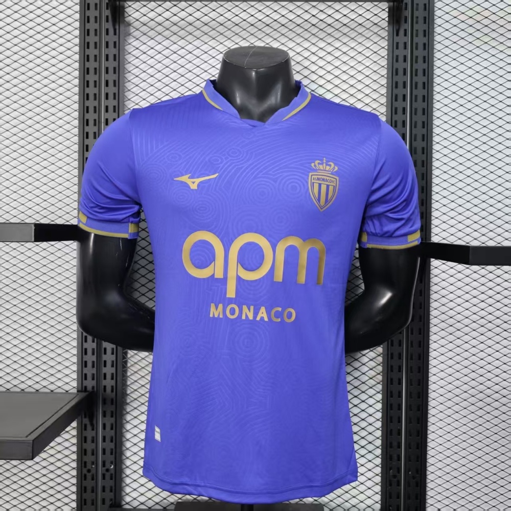 25-26  AS Monaco Away Jerseys Player Version