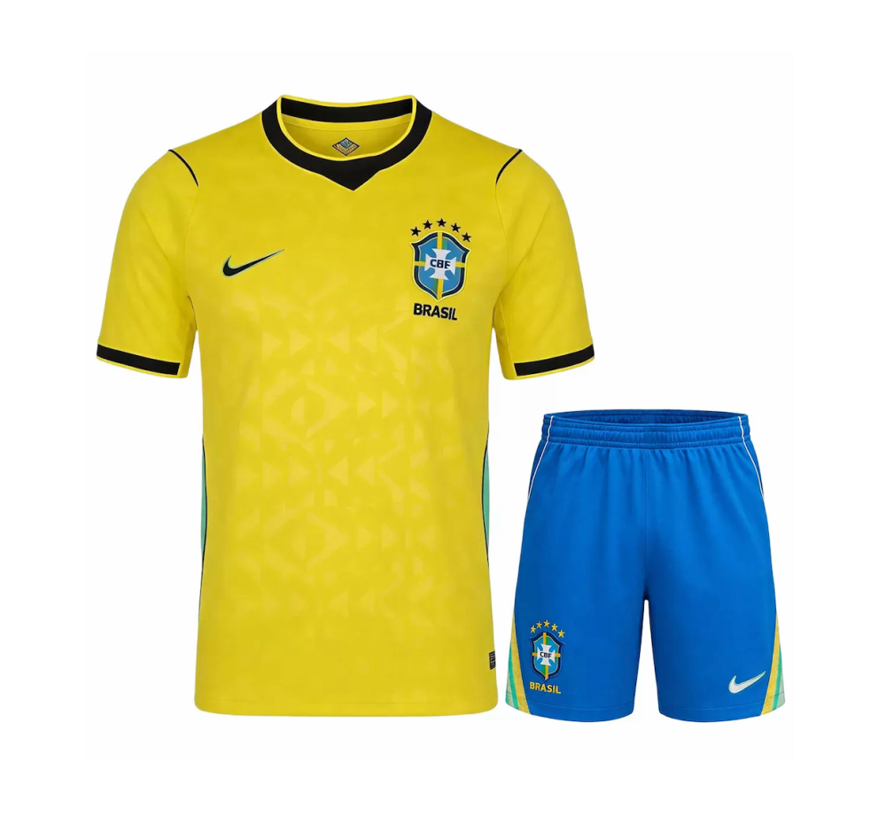 2026 Brazil Home World Cup Football Adult Full Kit Jersey+Shorts+Socks