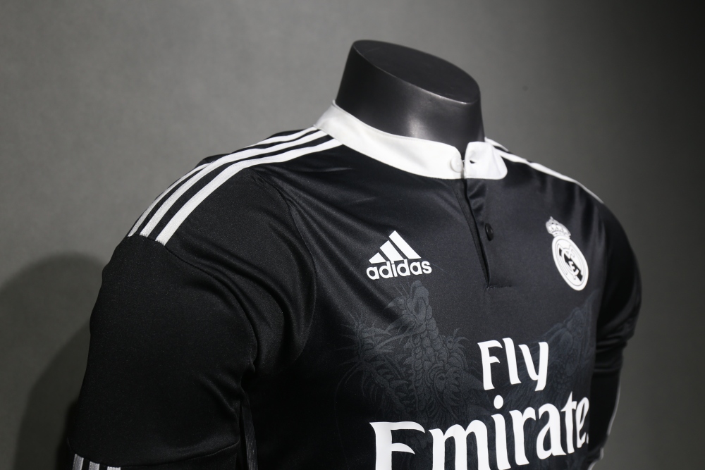 2014/15 Real Madrid Third Away Retro Jersey Player Version Long Sleeve