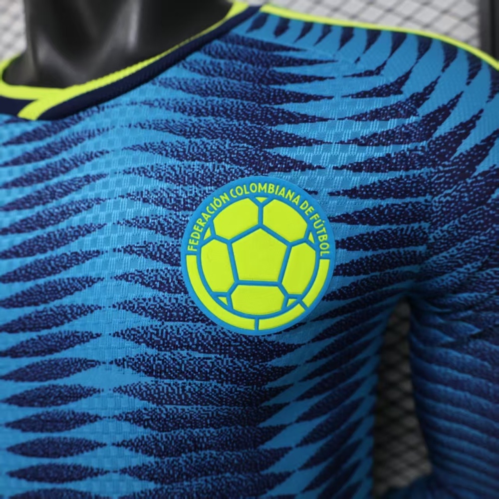 2026 Colombia Away World Cup Jersey Player Version Long Sleeve
