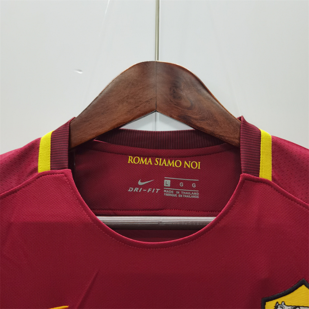 17-18 AS Roma Retro Jersey