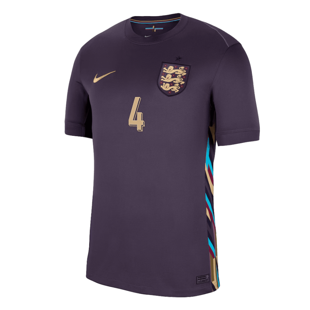 2024 England RICE #4 Euro Cup Away Jersey