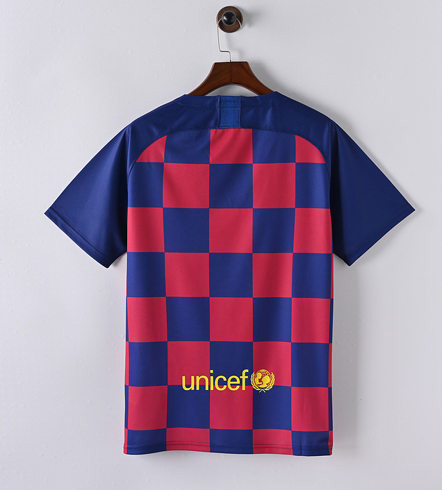 2019-20 Barcelona Home Soccer Retro Jersey