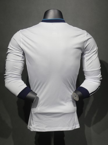 2012/13 Real Madrid Home Retro Jersey Player Version Long Sleeve