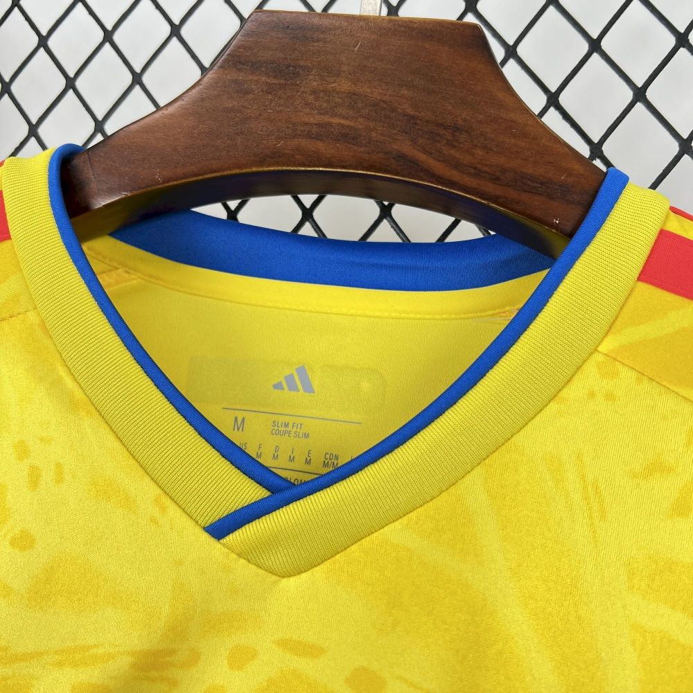2026 Colombia Home World Cup Soccer Jersey Long Sleeve