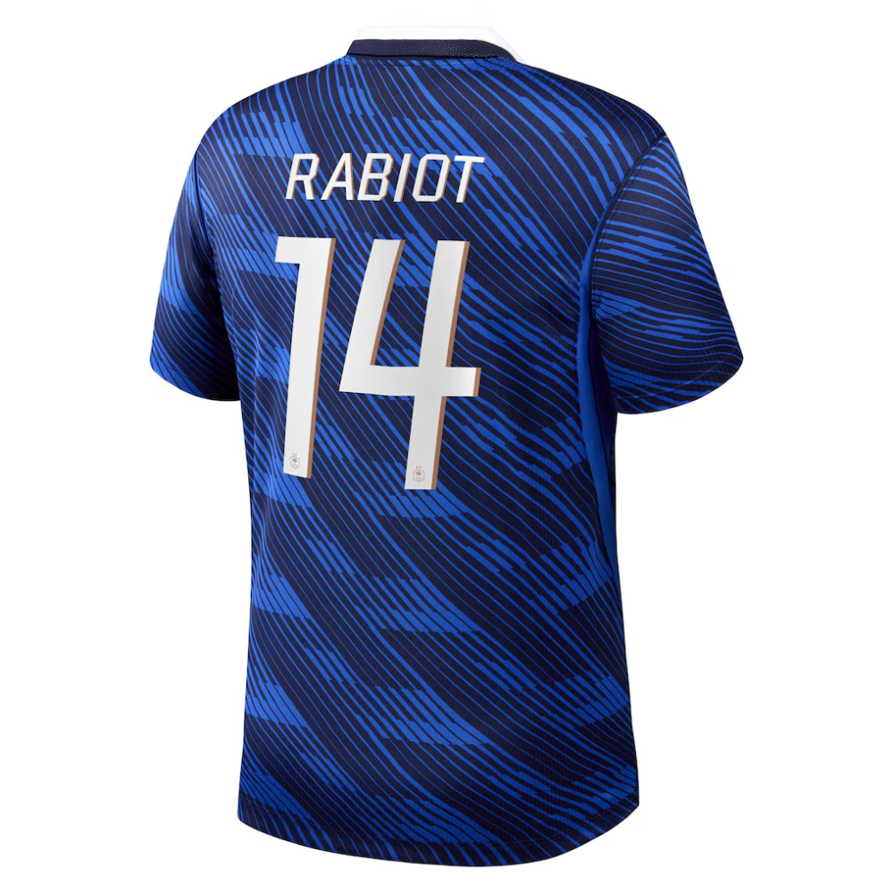 Maillot France Nike FFF Domicile Stadium 26 avec flocage Rabiot 14
