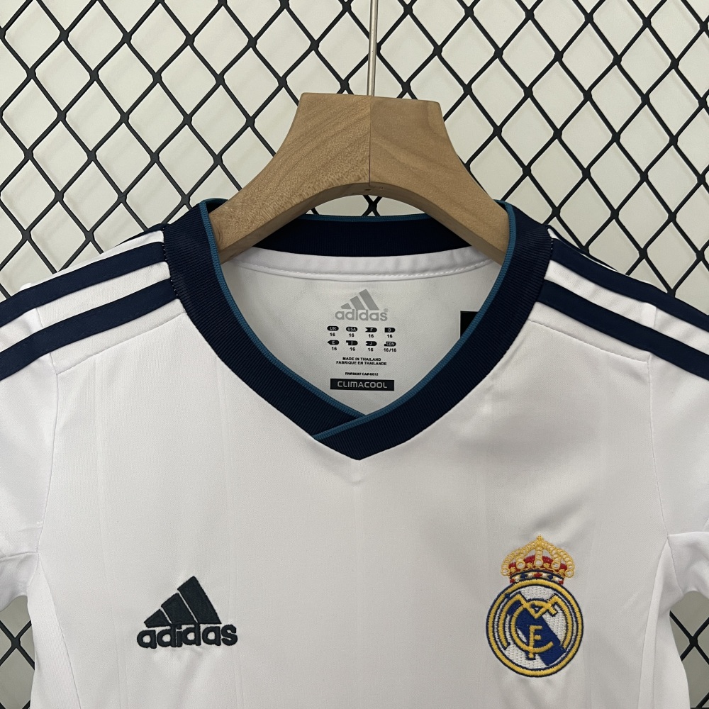 2012-13 Real Madrid Home Retro Kids Kit Jersey+Shorts