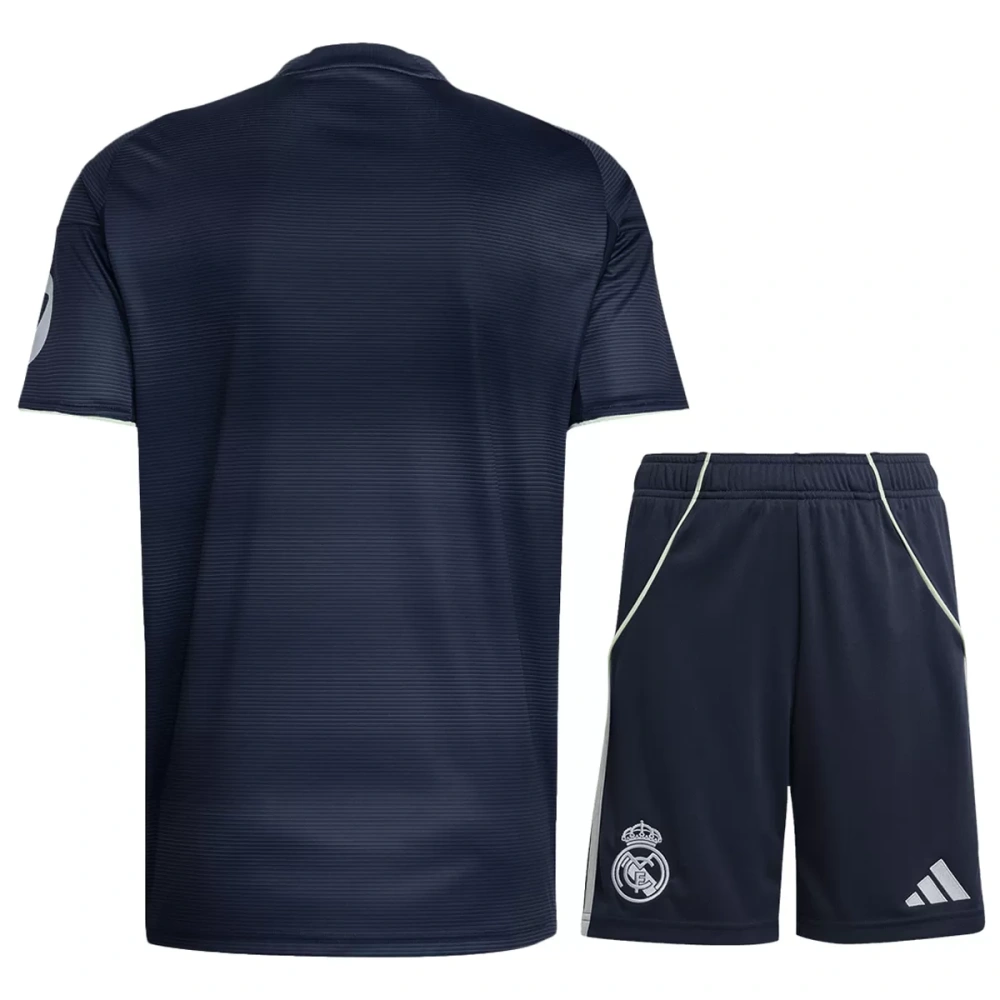 25-26 Real Madrid Away Soccer Full Kit Jersey+Shorts+Socks
