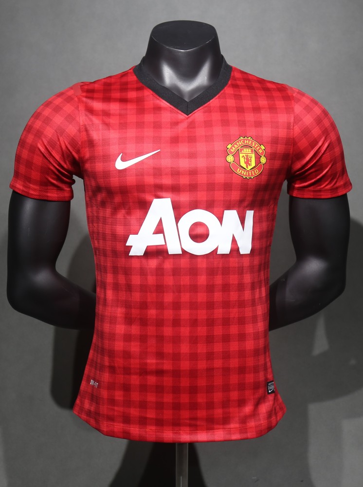 12-13 Manchester United Home Retro Jersey Player Edtion