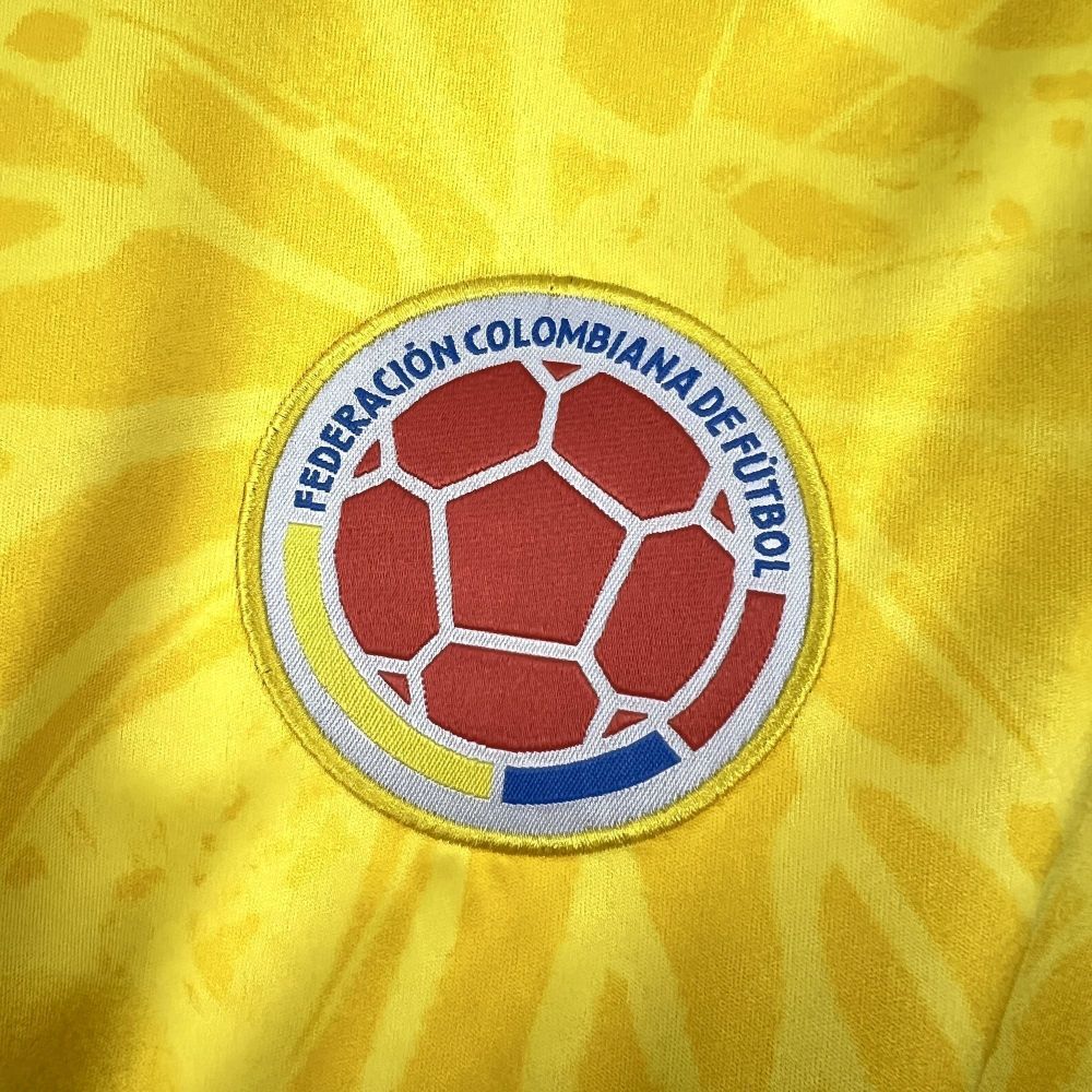2026 Colombia Home World Cup Soccer Jersey Long Sleeve