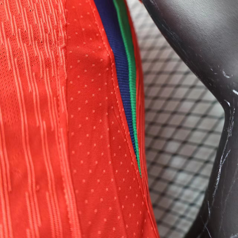 2024 Portugal Euro Cup Home Soccer Jersey Player Edition