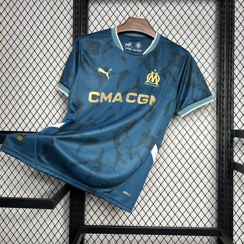 24-25 Marseilles Away Soccer Jersey