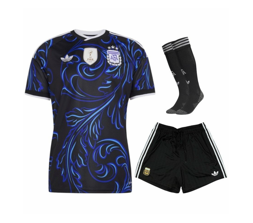 2026 Argentina Away World Cup Soccer Adult Full Kit Jersey+Shorts+Socks