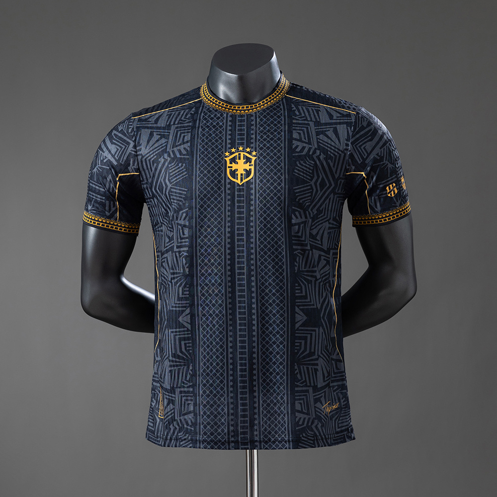 2026 Brazil Special Soccer Jersey Player Version Black