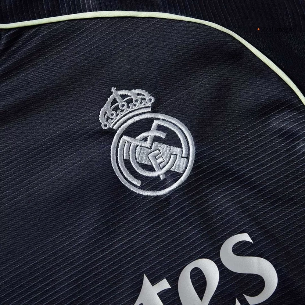 25-26 Real Madrid Away Soccer Full Kit Jersey+Shorts+Socks