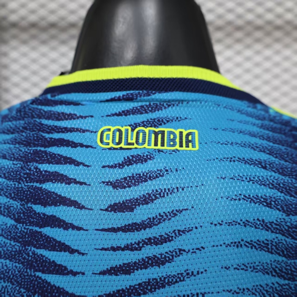 2026 Colombia Away World Cup Jersey Player Version Long Sleeve