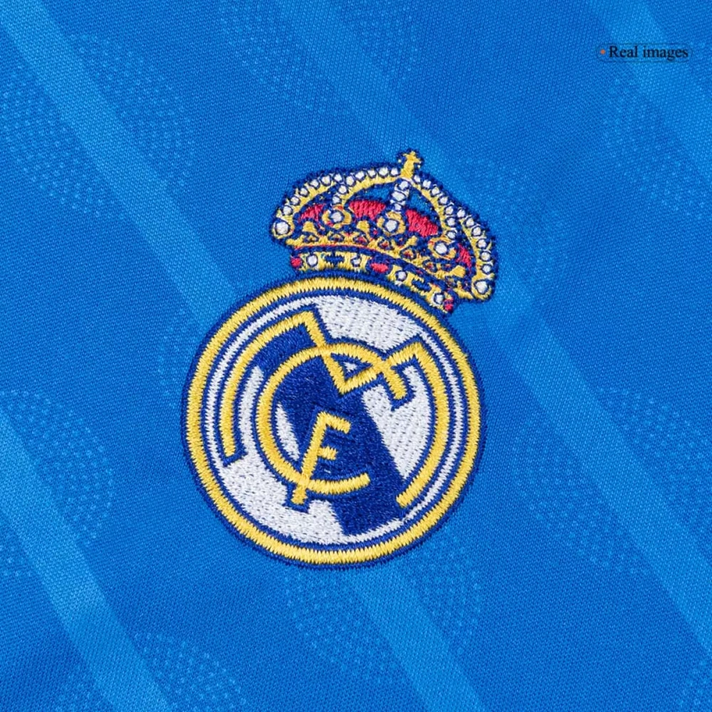 25-26 Real Madrid Third Away Soccer Kids Full Kit Jersey+Shorts+Socks