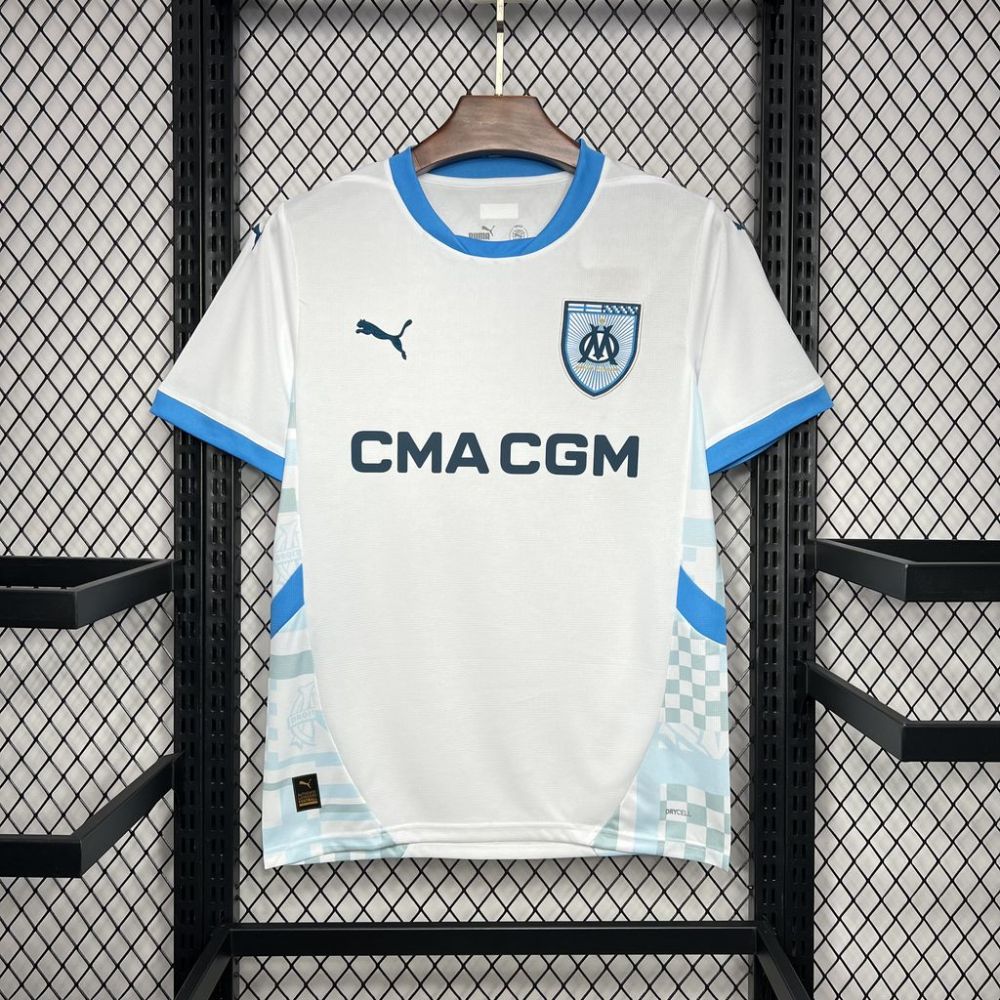 24-25 Marseilles Home Soccer Jersey