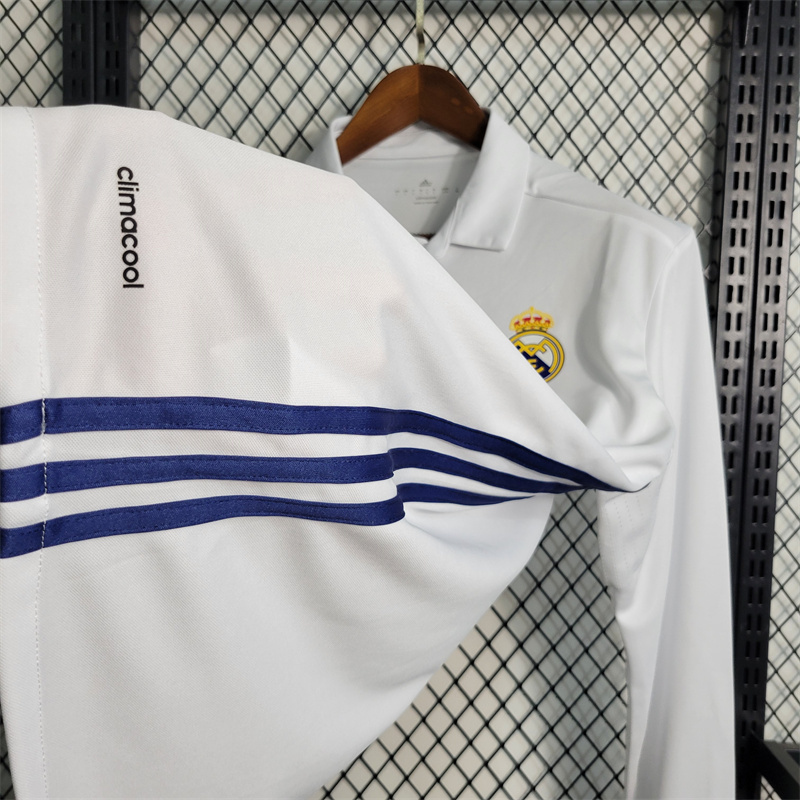 16-17 Real Madrid Home Retro Jersey Long Sleeve