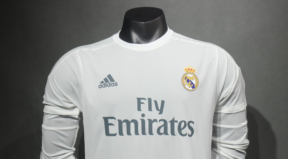 2015-16 Real Madrid Home Retro Jersey Player Version Long Sleeve