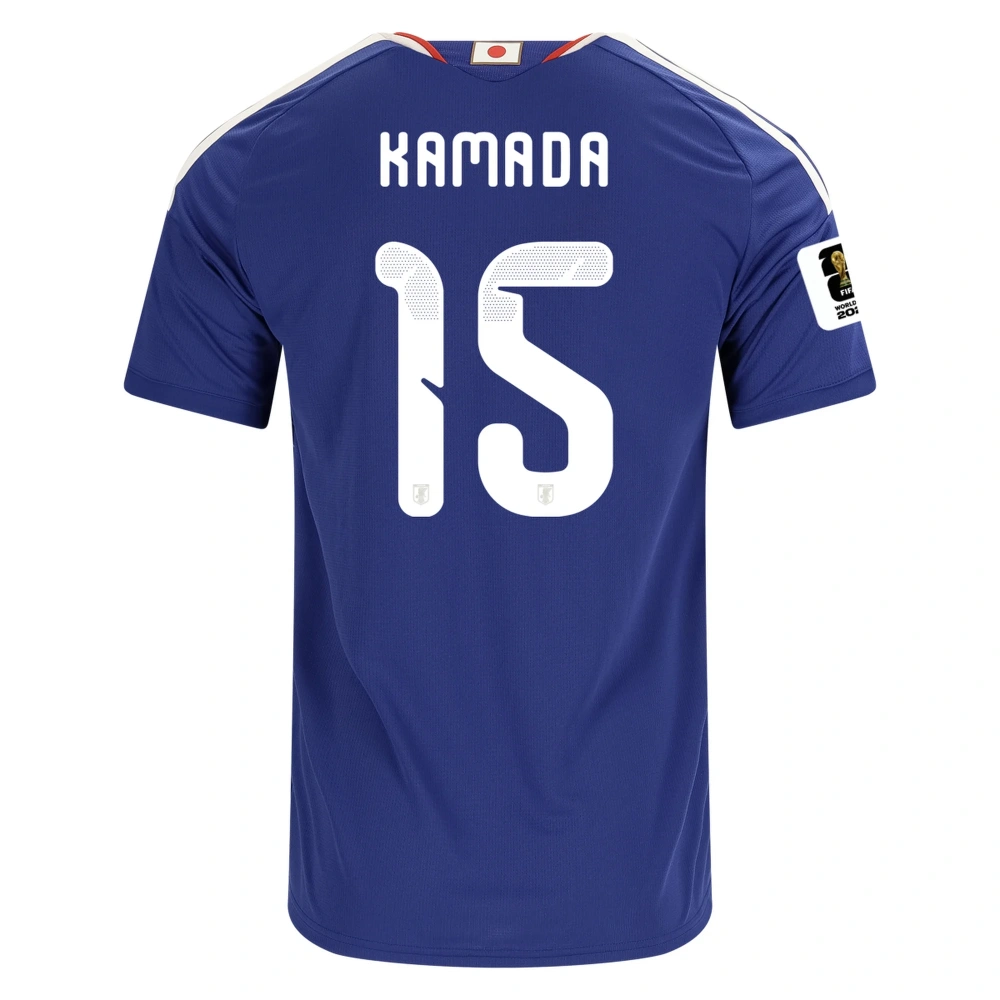 Men's Replica adidas Kamada Japan Home Jersey 2026- FIFA World Cup 26™ Patch