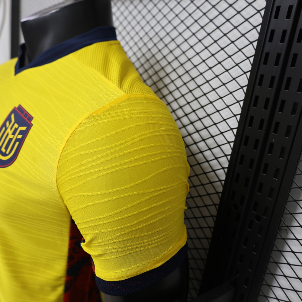 2026 Ecuador World Cup Home Soccer Jersey Player Version