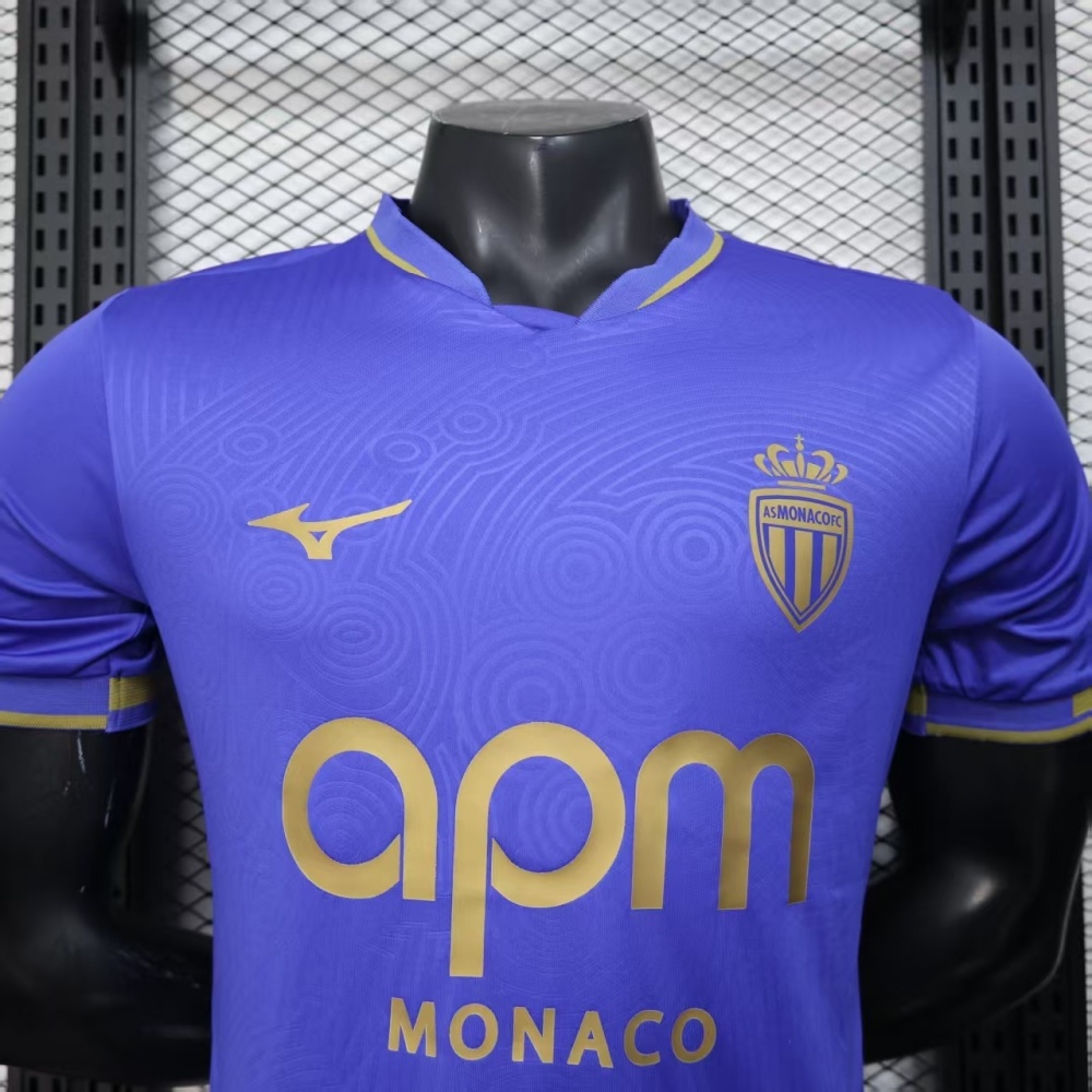 25-26  AS Monaco Away Jerseys Player Version