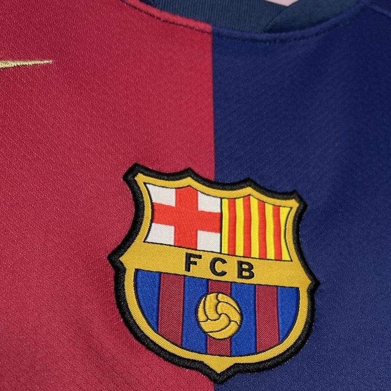 24-25 Barcelona Home Soccer Jersey