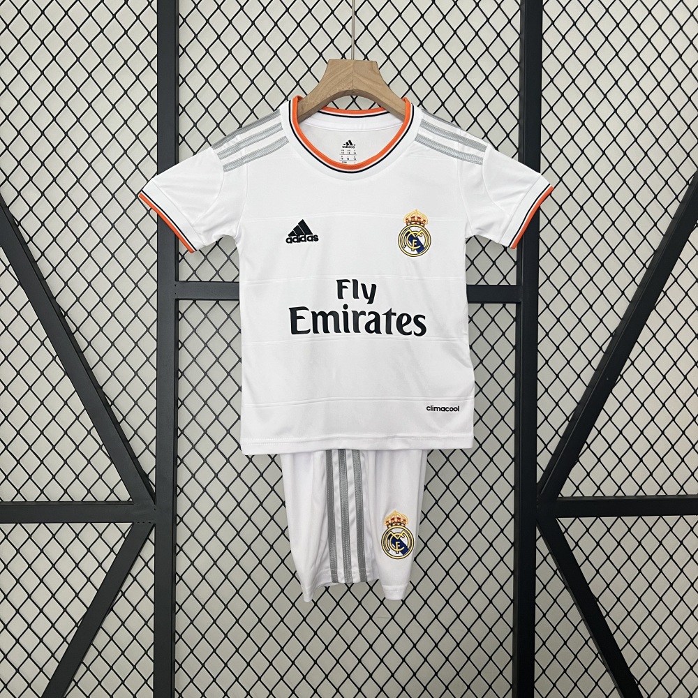 2013/14 Real Madrid Home Retro Kids Kit Jersey+Shorts