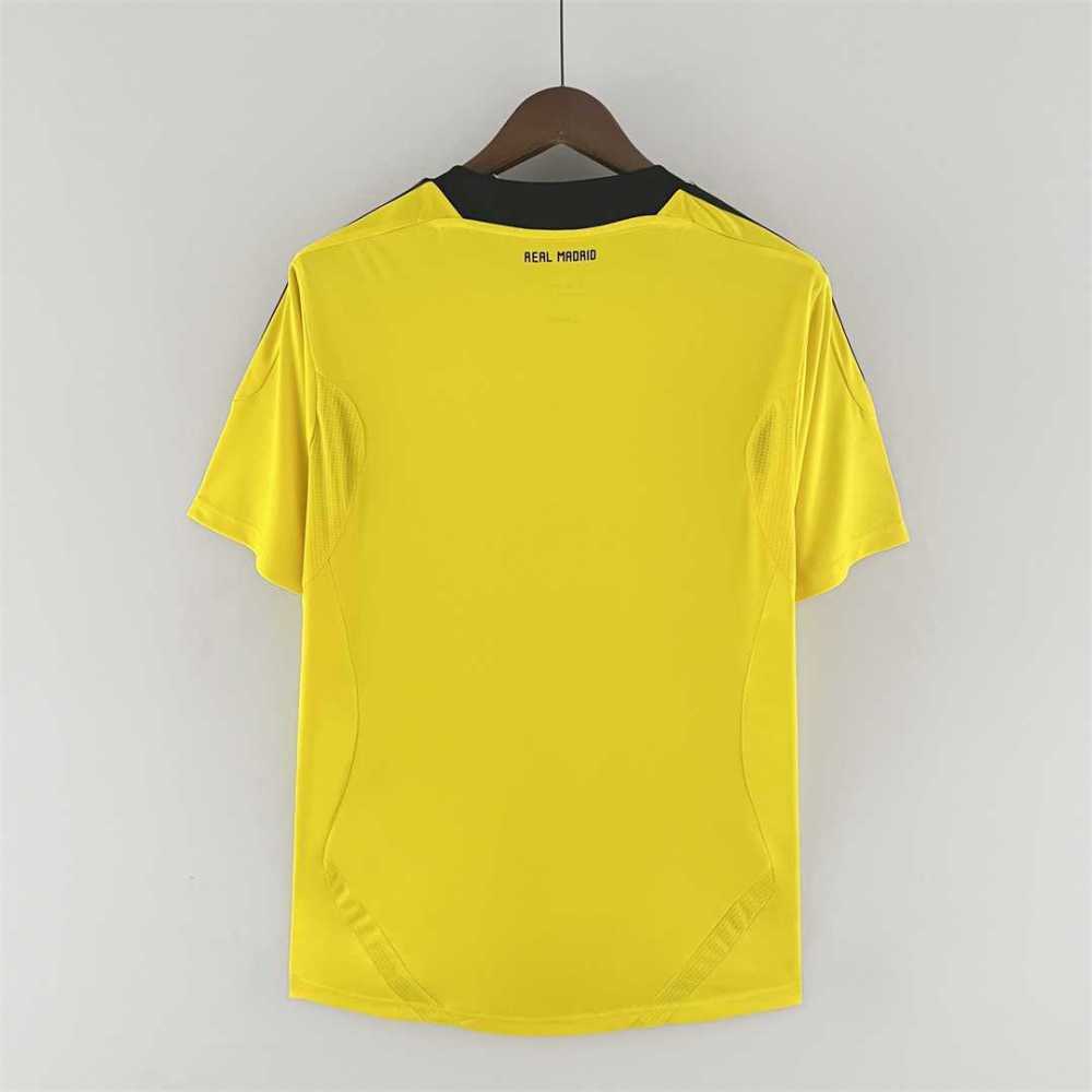 11-12 Real Madrid Retro Jersey Goalkeeper Yellow