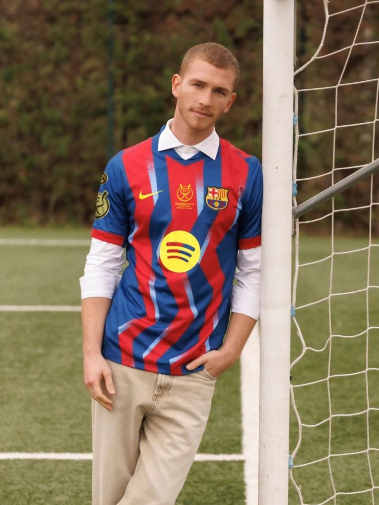 25-26 Barcelona SUPERCOPA Fourth Away Soccer Shirt