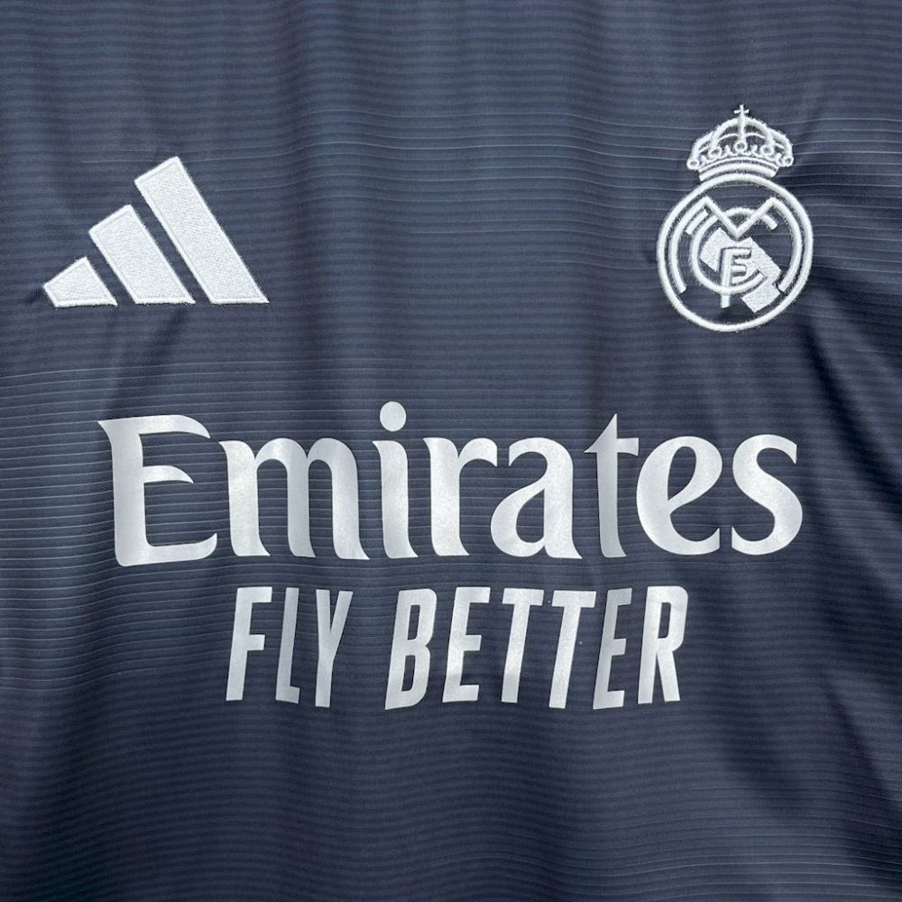 25-26 Real Madrid Away Soccer Jersey Long Sleeve
