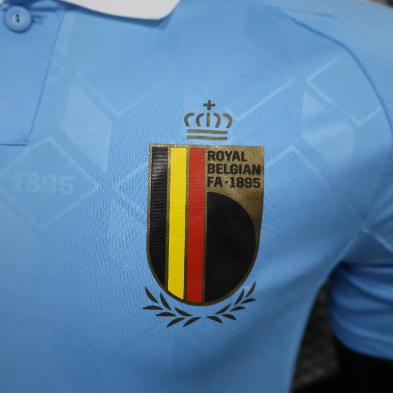 2024 Belgium Euro Cup Away Jersey Player Version