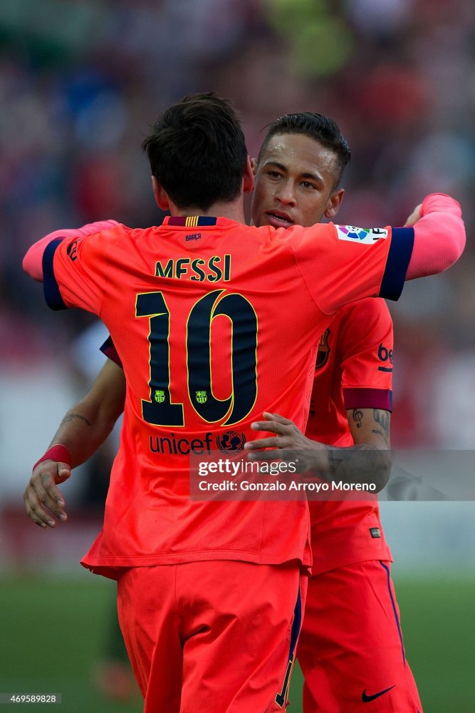 14-15 Barcelona Away Retro Jersey Player Version Pink