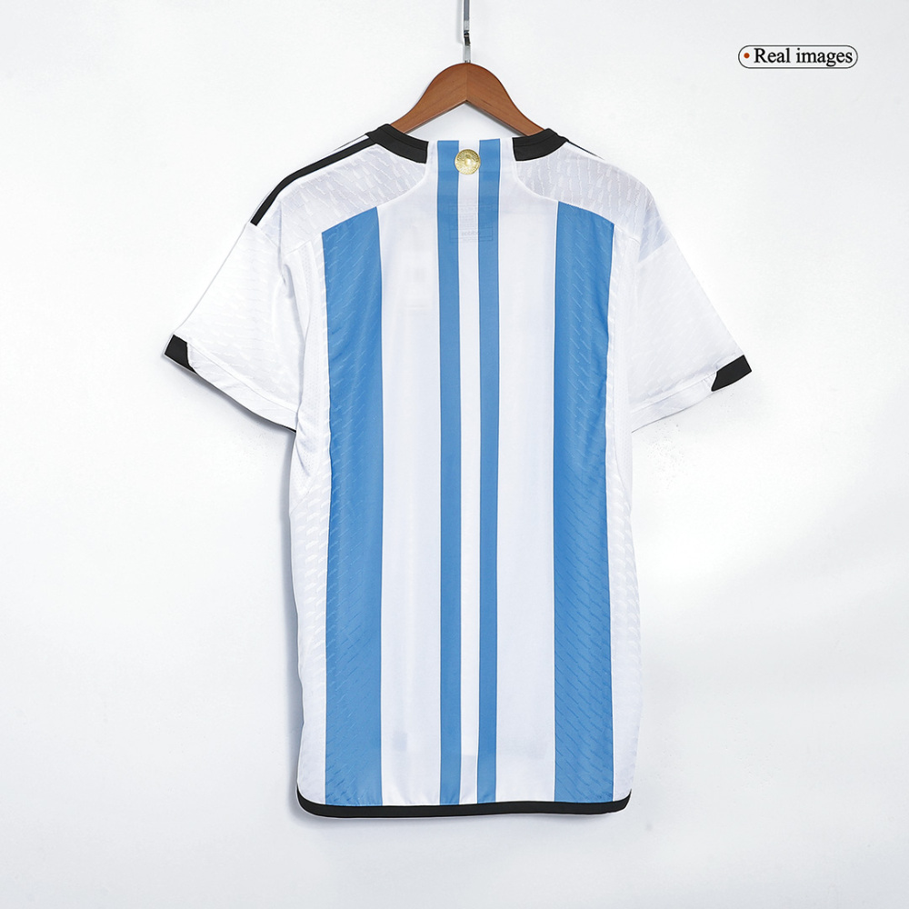 2022 Argentina World Cup Champion Edition 3 stars Home Jersey Player Version