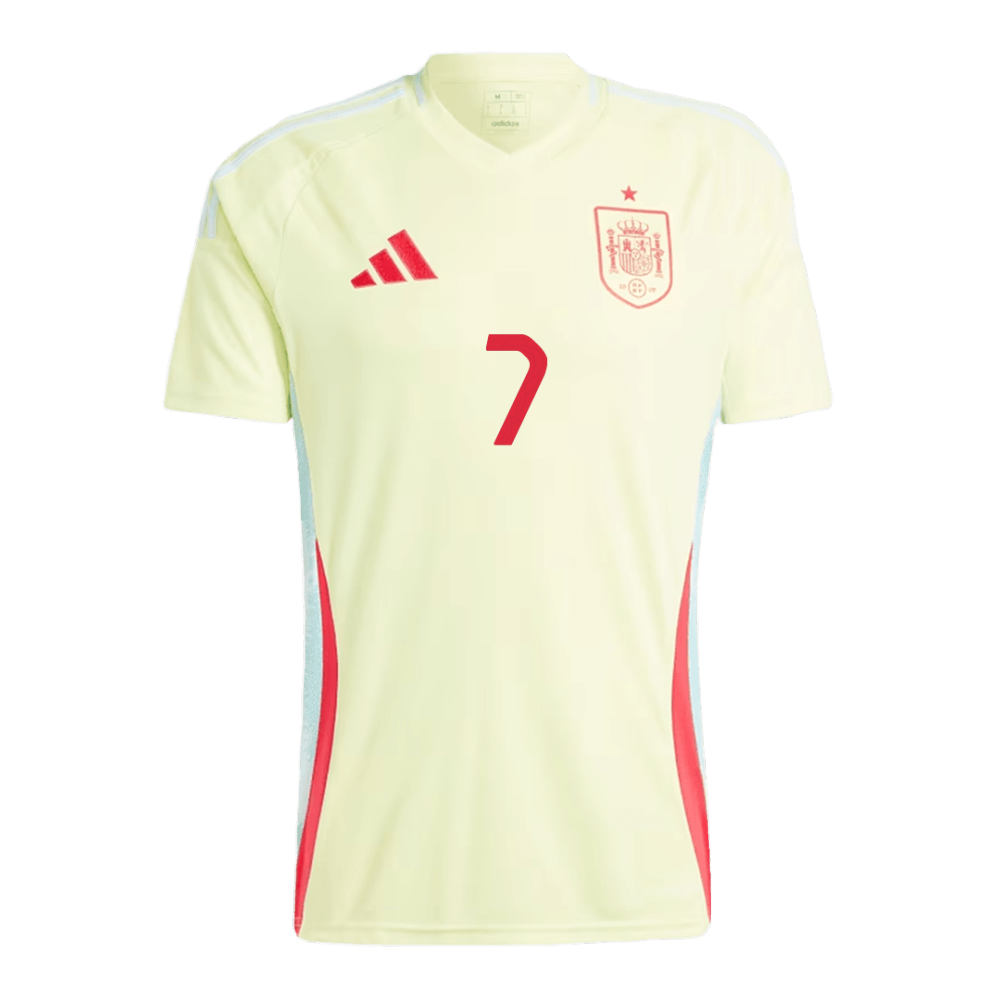 2024 Spain MORATA #7 Euro Cup Away Football Jersey