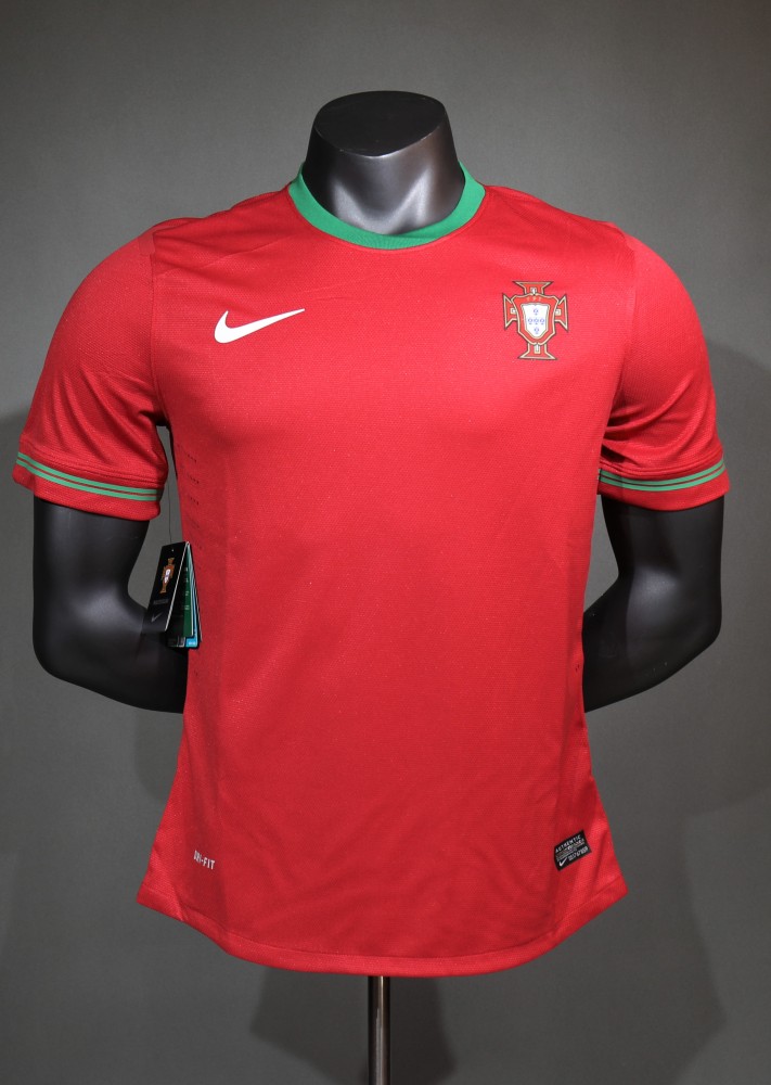 2012 Portugal  Euro Cup Home Retro Jersey Player Edition
