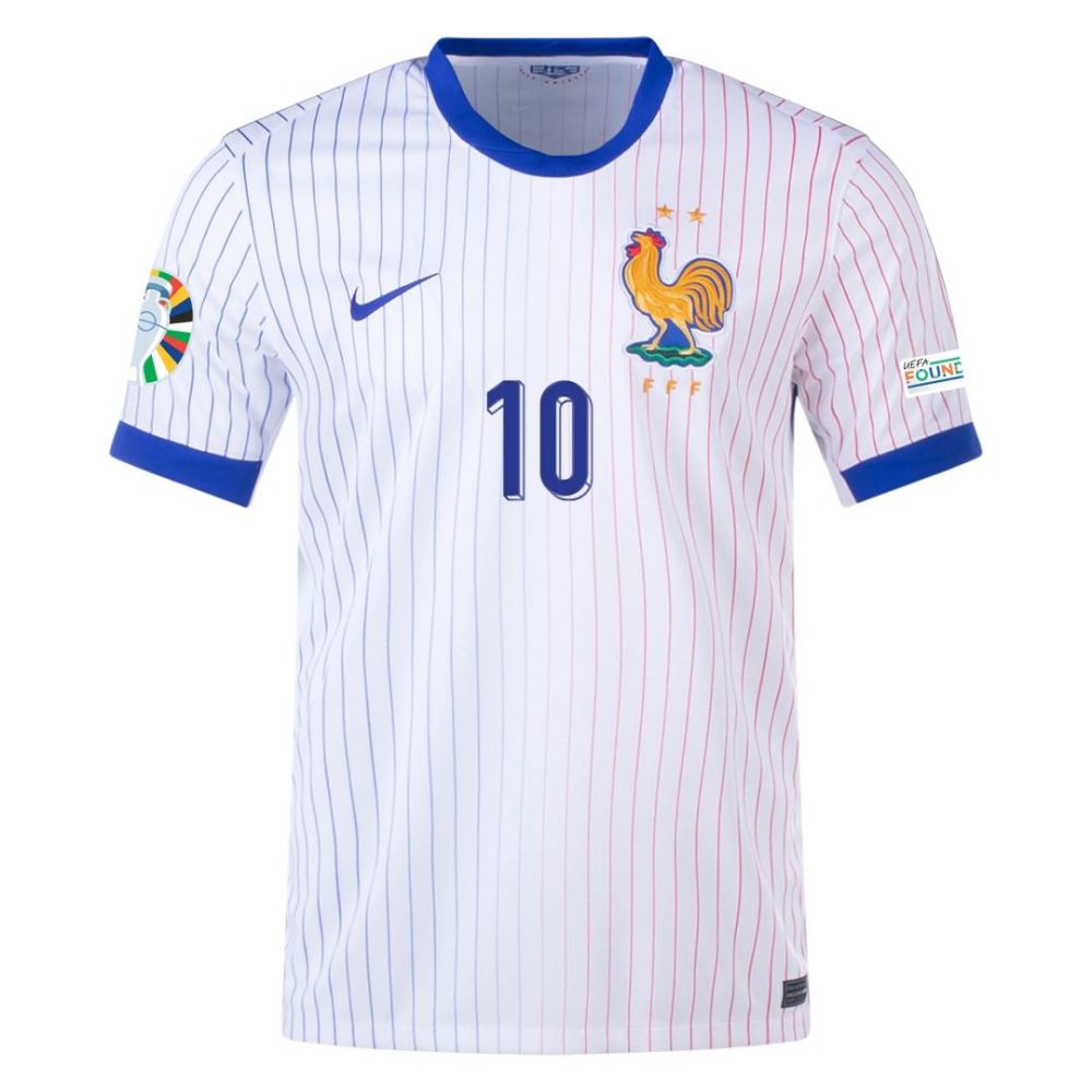 2024 France MBAPPE #10 Euro Cup Away Jersey