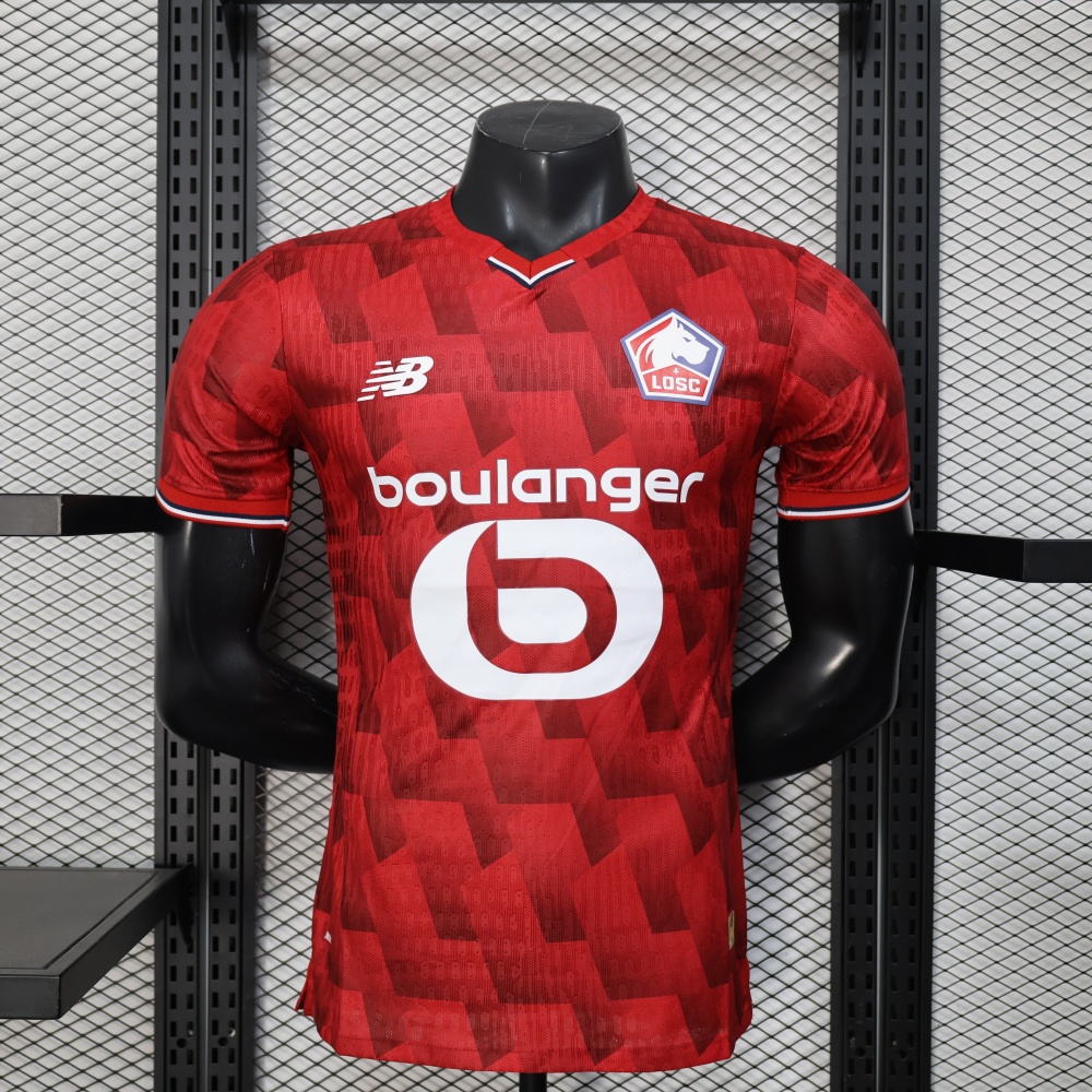 25-26  Lille OSC Home Soccer Jerseys Player Version