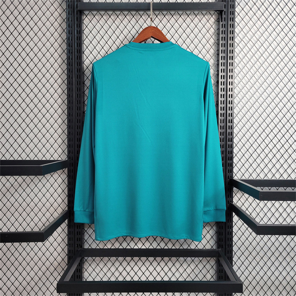 17-18 Real Madrid Third Away Retro Jersey Long Sleeve