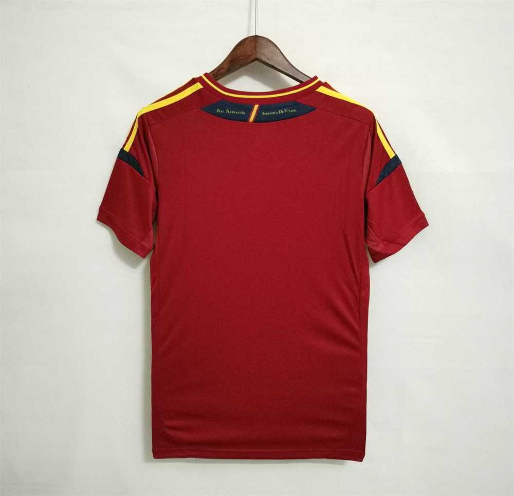 2012 Spain Home Retro Soccer Jersey