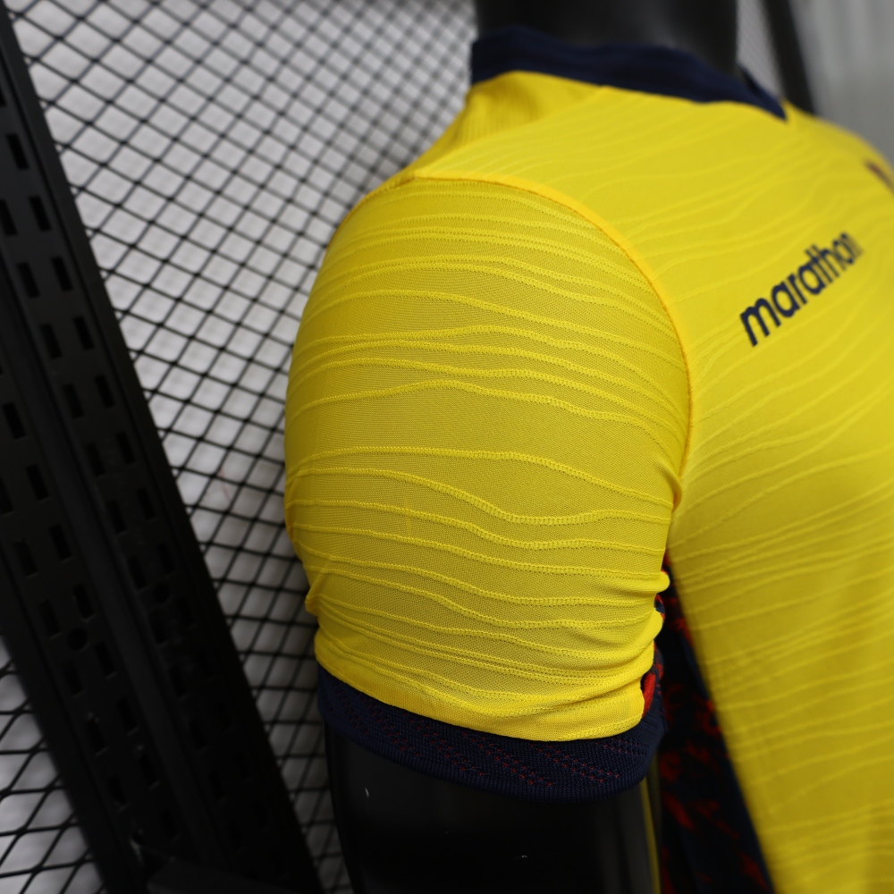 2026 Ecuador World Cup Home Soccer Jersey Player Version