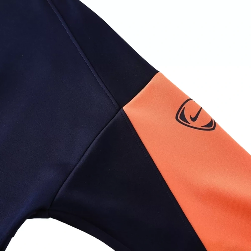 25-26 Barcelona Training Tracksuit Kit(Jacket+Pants) Navy&Orange