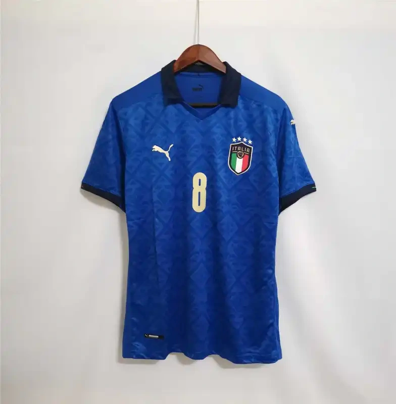 2020 Italy Home Euro Cup Retro Jersey