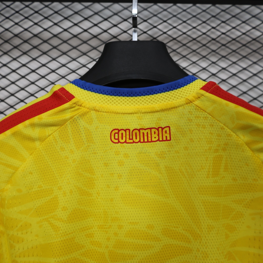 2026 Colombia Home World Cup Women Soccer Jersey Player Version