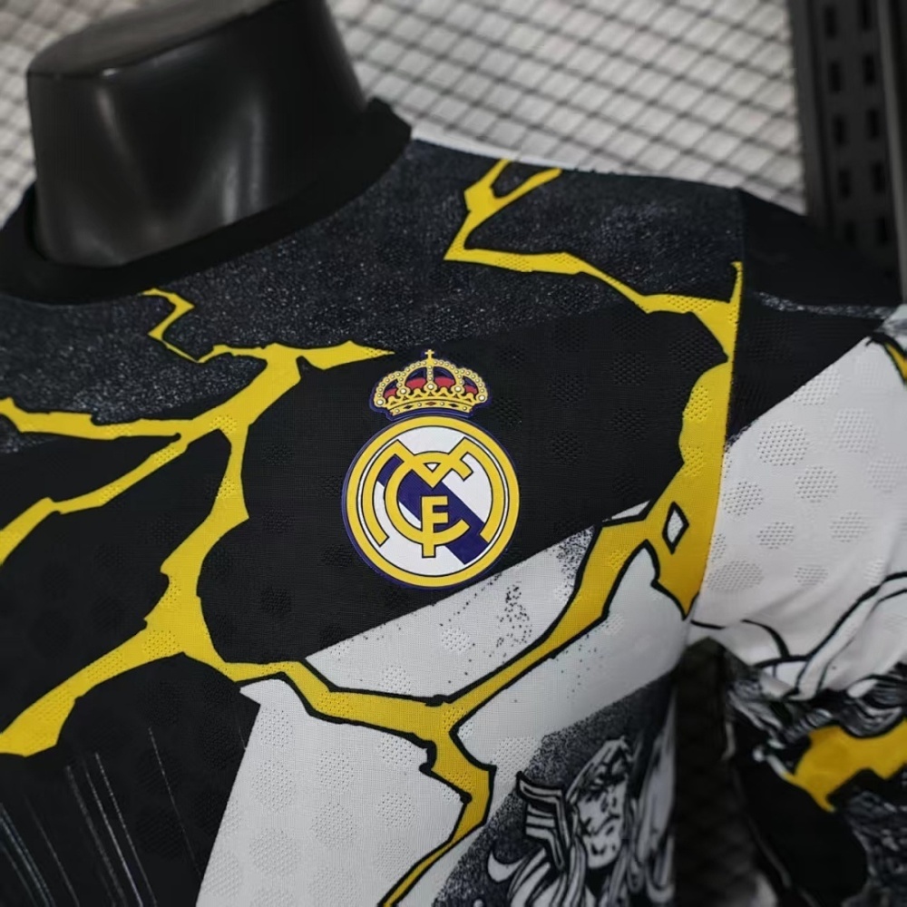 25-26 Real Madrid Marvel Soccer Jersey Special Edition Long Sleeve