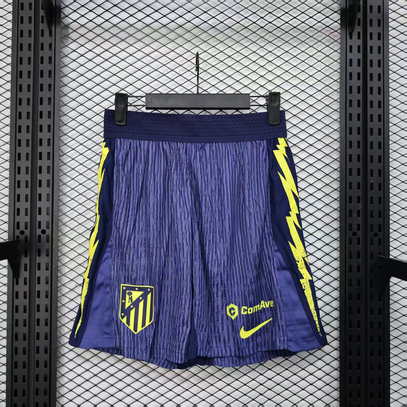25-26 Atletico Madrid Away Soccer Shorts Player Version