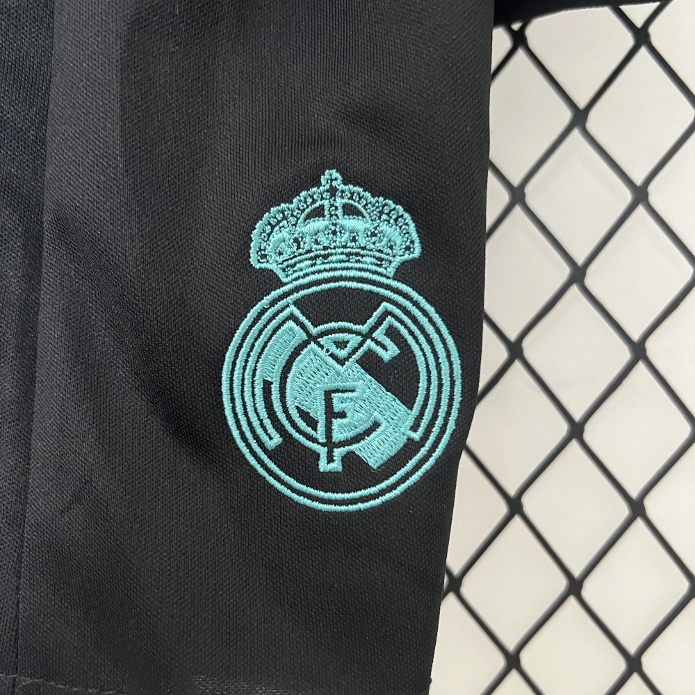 17-18 Real Madrid Away Retro Kids Kit Jersey+Shorts